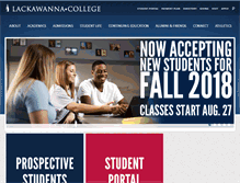 Tablet Screenshot of lackawanna.edu